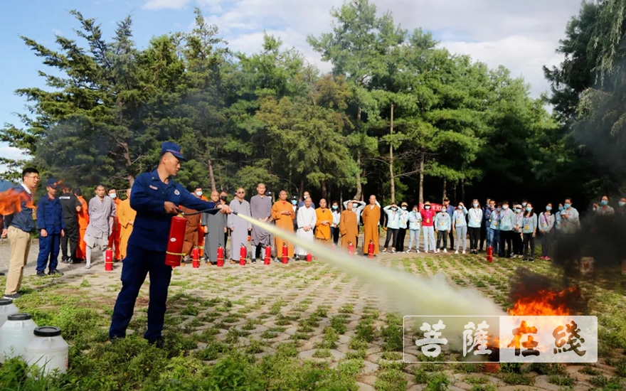 崇圣寺-大理崇圣寺举行2020年度消防安全培训及演练活动