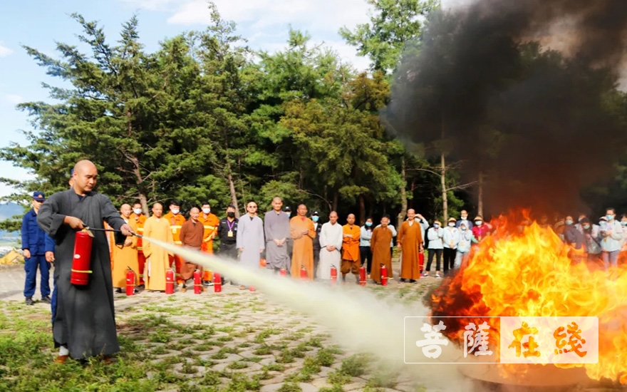 崇圣寺-大理崇圣寺举行2020年度消防安全培训及演练活动