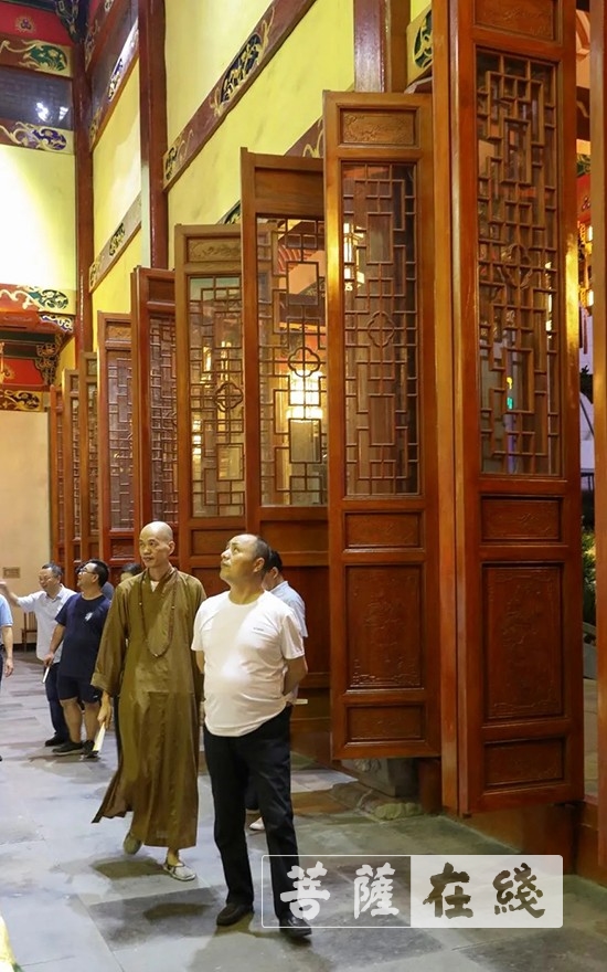 天宁寺-浙江省民宗委副主任钟新章一行前往天宁寺调研走访