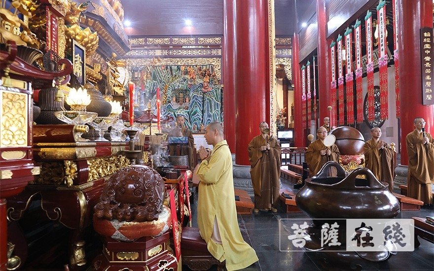 佛教-安徽省佛教协会执行会长智文大和尚一行赴湖州法华寺参访