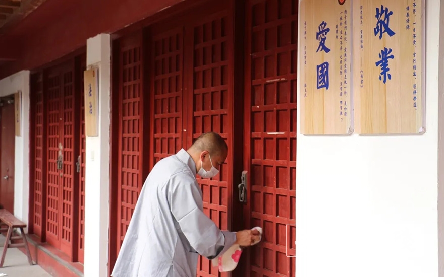 爱国卫生运动-上海七宝教寺积极开展爱国卫生运动 深入推进宗教活动场所环境综合整治