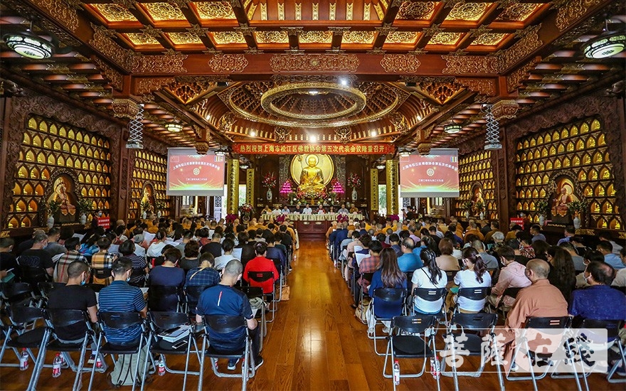 佛教-上海松江区佛教协会第五次代表会议召开 悟端法师连任会长