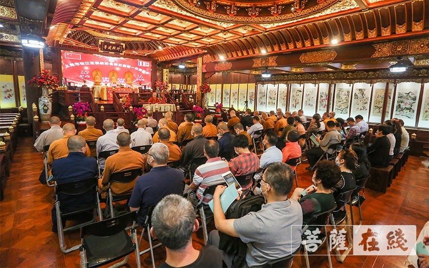 佛教-上海松江区佛教协会第五次代表会议召开 悟端法师连任会长
