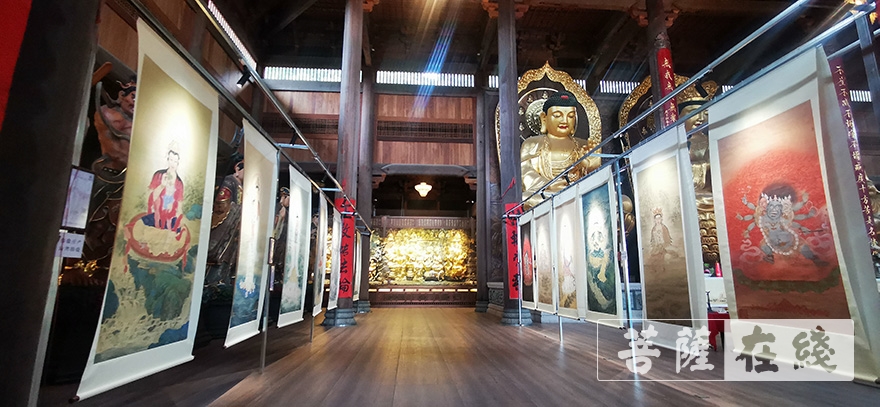 佛教-“佛艺沐心·一带一路”佛教艺术巡回展于旗山万佛寺开幕