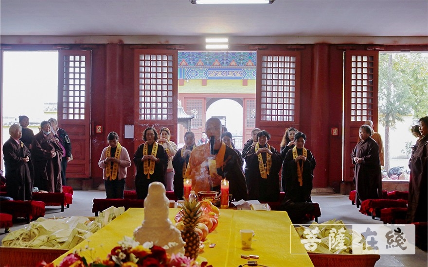 出家-徐州兴化禅寺圆满举行 观音菩萨出家七咏日法会