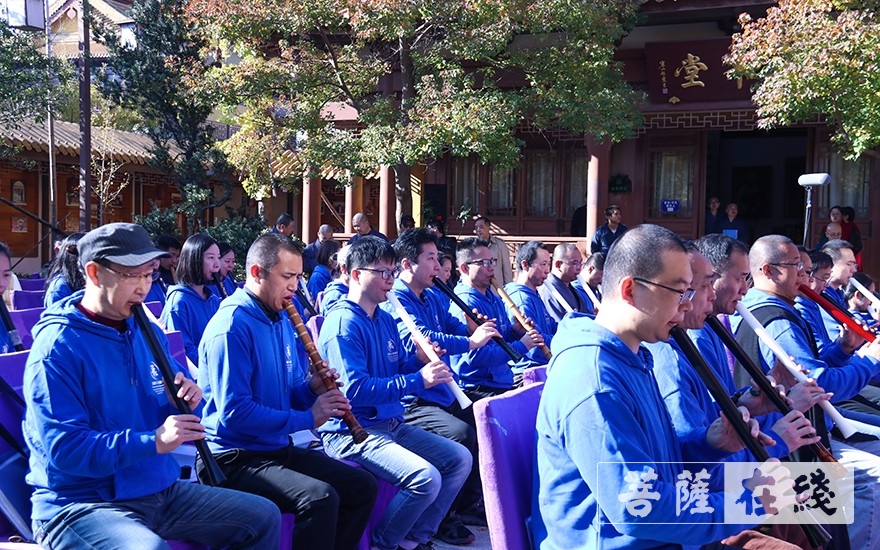尺八-“同觉尺八学社·张聽尺八研修会华东道场”成立大会于太仓同觉寺举行