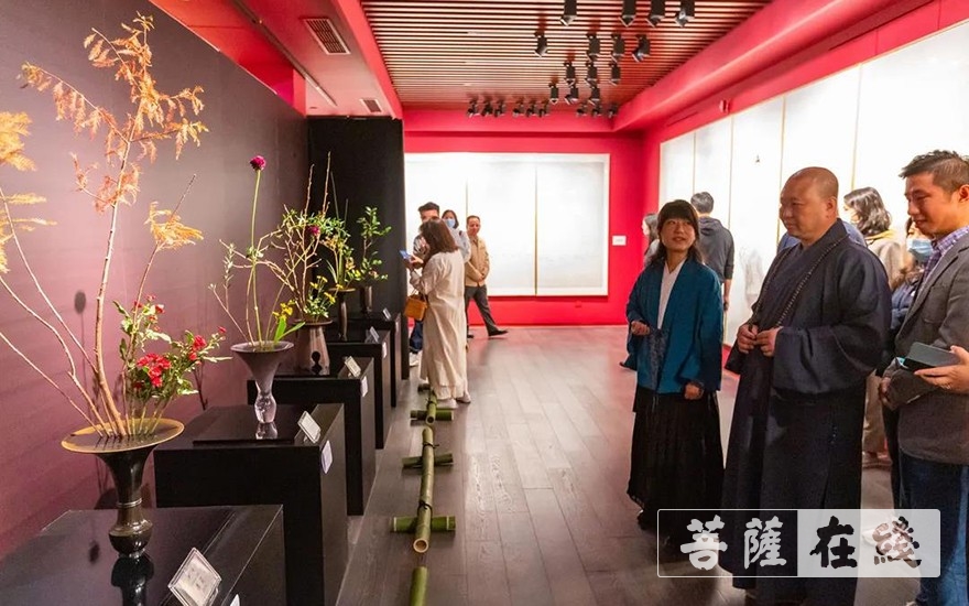 佛教-空华水月·玉佛印心——上海玉佛禅寺·华道家元池坊作品展开幕