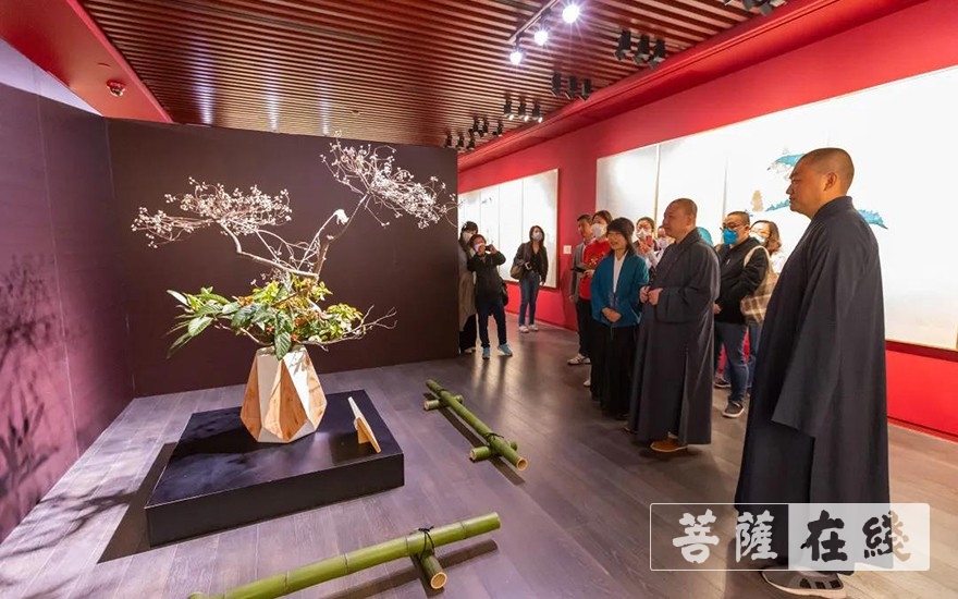佛教-空华水月·玉佛印心——上海玉佛禅寺·华道家元池坊作品展开幕