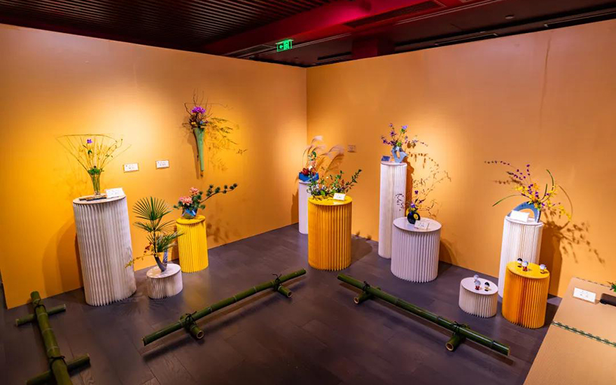 佛教-空华水月·玉佛印心——上海玉佛禅寺·华道家元池坊作品展开幕