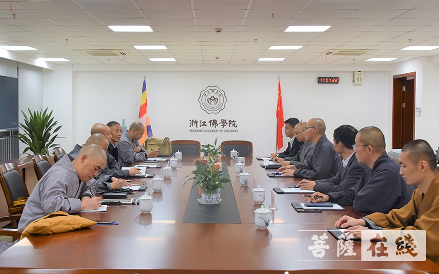佛教-安徽省佛教协会专题学习调研组赴浙江佛学院考察学习