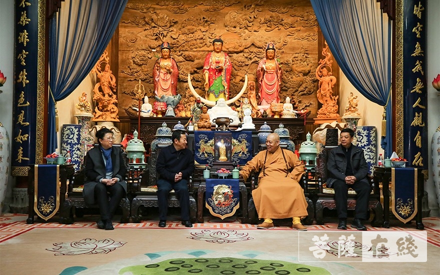 佛教-云南省大理州考察团一行前往普陀山参访交流