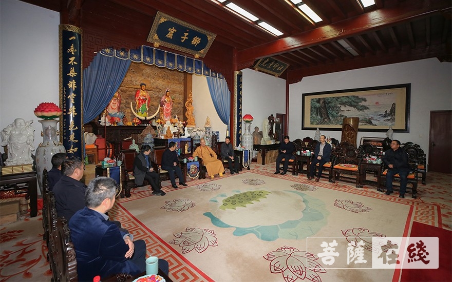 佛教-云南省大理州考察团一行前往普陀山参访交流