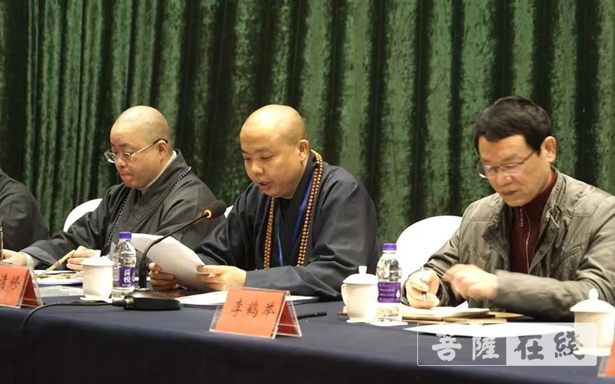 佛教-宁波市江北区佛教协会第四次代表大会闭幕 清修法师连任会长