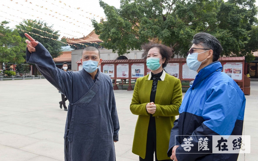 时政-广东省政协民宗委调研组一行赴珠海普陀寺调研