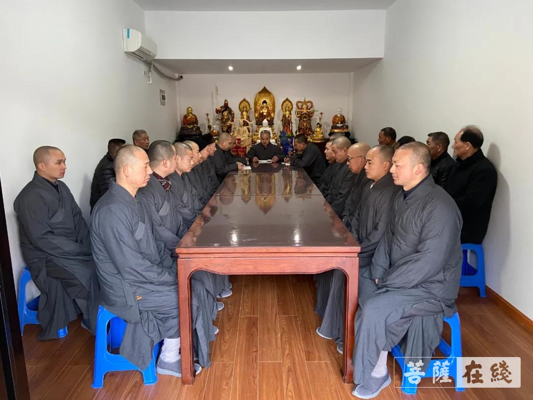 消防备案-舟山新城长福禅寺举行学习会和消防演练