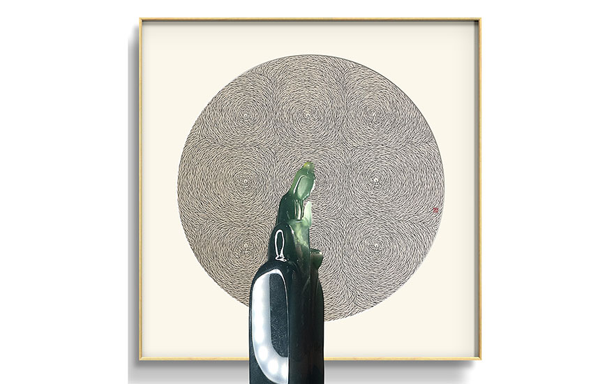 禅意-半尺天涯——禅意翡翠线条画系列展览