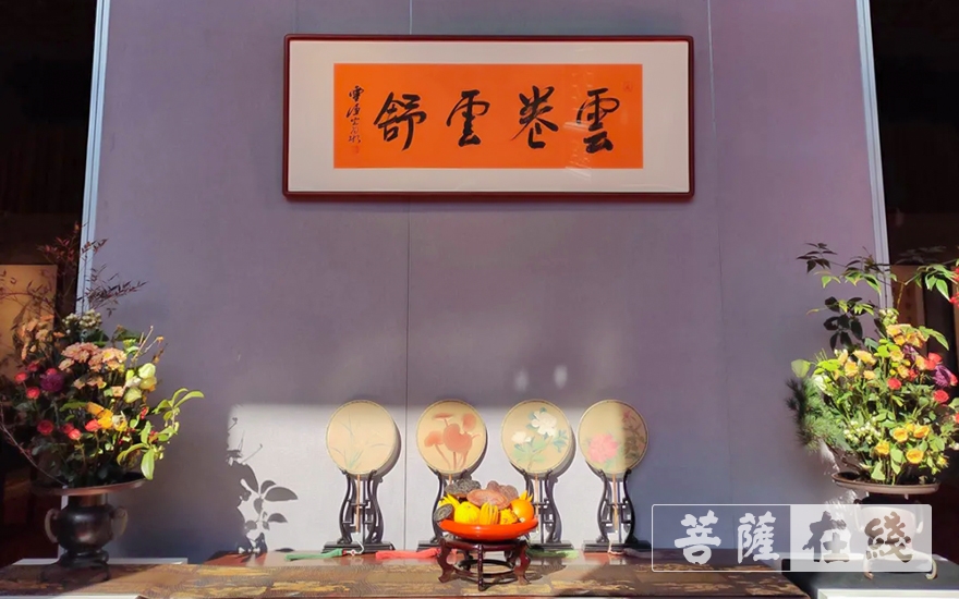 佛教-云卷云舒——杭州佛学院艺术院2017级毕业作品展在灵隐寺开幕