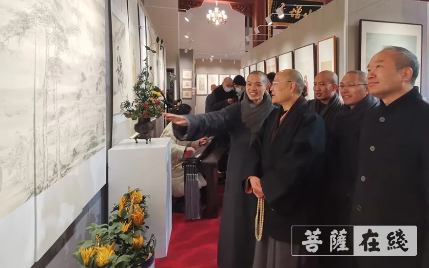 佛教-云卷云舒——杭州佛学院艺术院2017级毕业作品展在灵隐寺开幕