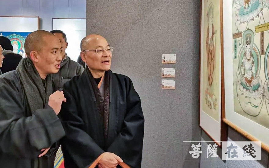 佛教-云卷云舒——杭州佛学院艺术院2017级毕业作品展在灵隐寺开幕