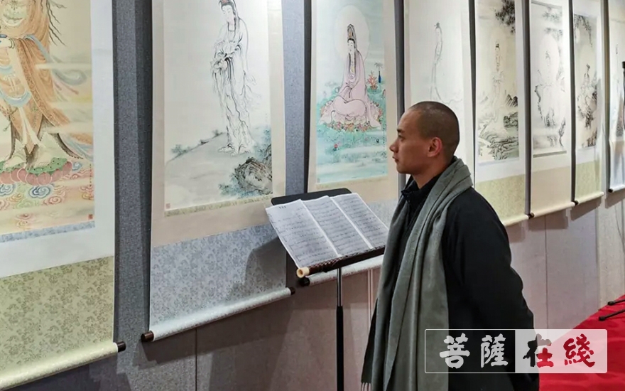 佛教-云卷云舒——杭州佛学院艺术院2017级毕业作品展在灵隐寺开幕