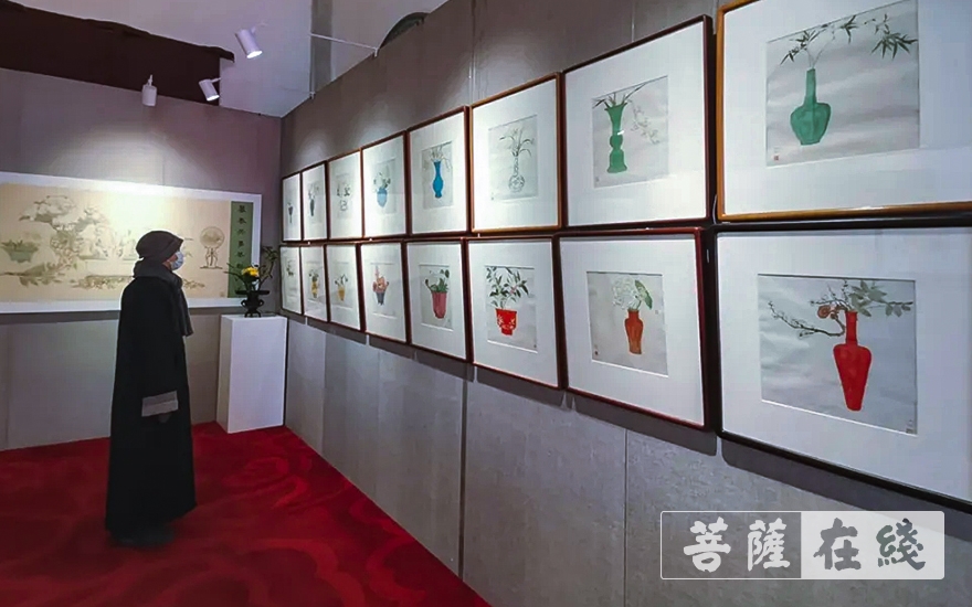 佛教-云卷云舒——杭州佛学院艺术院2017级毕业作品展在灵隐寺开幕