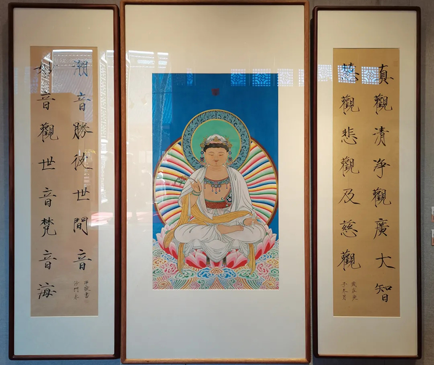佛教-云卷云舒——杭州佛学院艺术院2017级毕业作品展在灵隐寺开幕