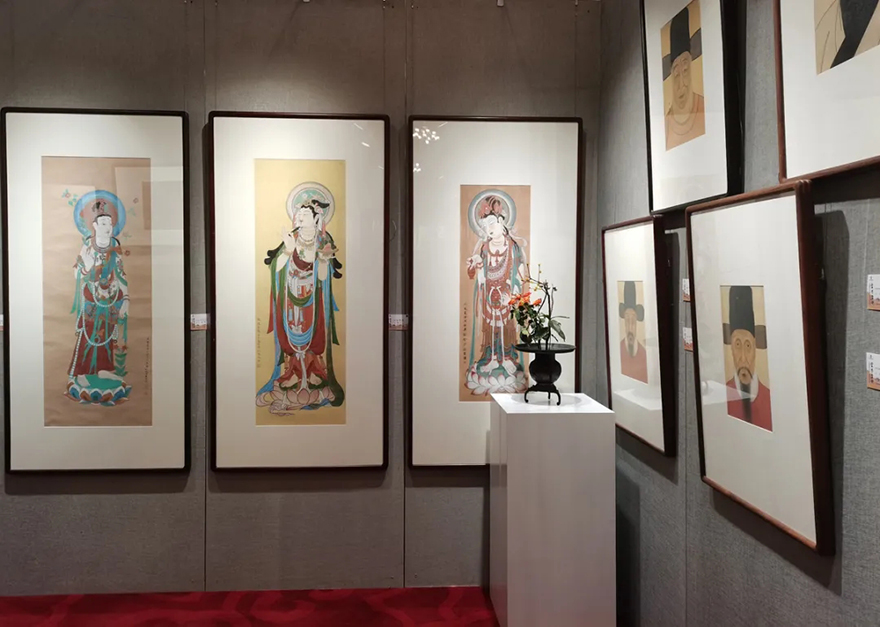 佛教-云卷云舒——杭州佛学院艺术院2017级毕业作品展在灵隐寺开幕