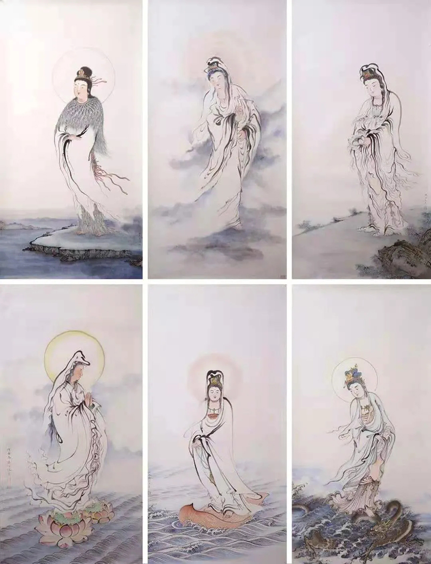 佛教-云卷云舒——杭州佛学院艺术院2017级毕业作品展在灵隐寺开幕