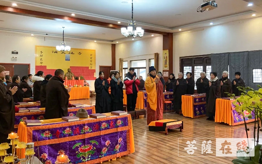 佛教-南京惠济讲寺举行第三届法华法会 祈愿祖国山河无恙
