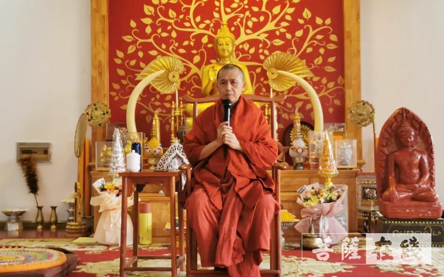 佛教-云南佛学院西双版纳分院期末考 帕祜巴罕听为学僧开示