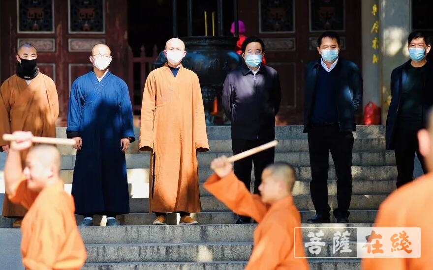 少林寺-福建省民宗厅调研组一行前往泉州少林寺调研慰问