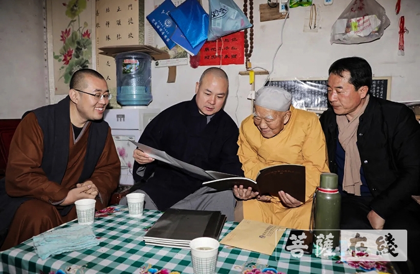 佛教-紧盯疫情防控 年前走访慰问 陕西省佛协慰问佛教老前辈