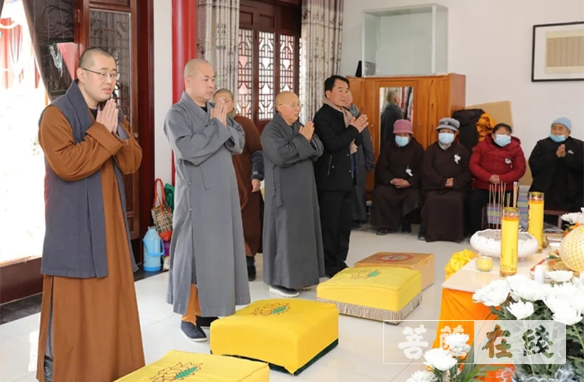 佛教-紧盯疫情防控 年前走访慰问 陕西省佛协慰问佛教老前辈