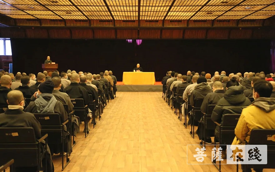 传染病-杭州佛学院举行“就地过年”动员大会