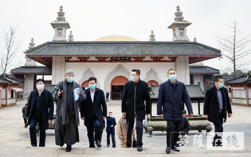 疫情-常州市武进区区长陈志良赴宝林寺督查宗教场所疫情防控工作