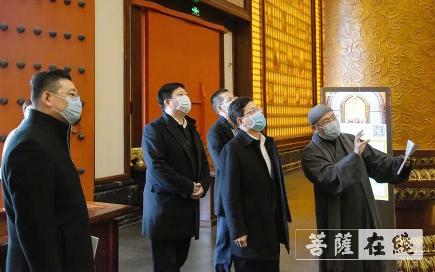 疫情-常州市武进区区长陈志良赴宝林寺督查宗教场所疫情防控工作