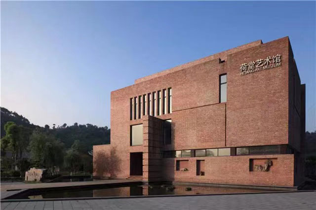 书画-圆霖大师精品展在张家界展出 104岁本乐长老为画展题字