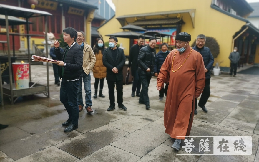 佛教-浙江省民族宗教研究服务中心宣传部一行考察龙华古寺
