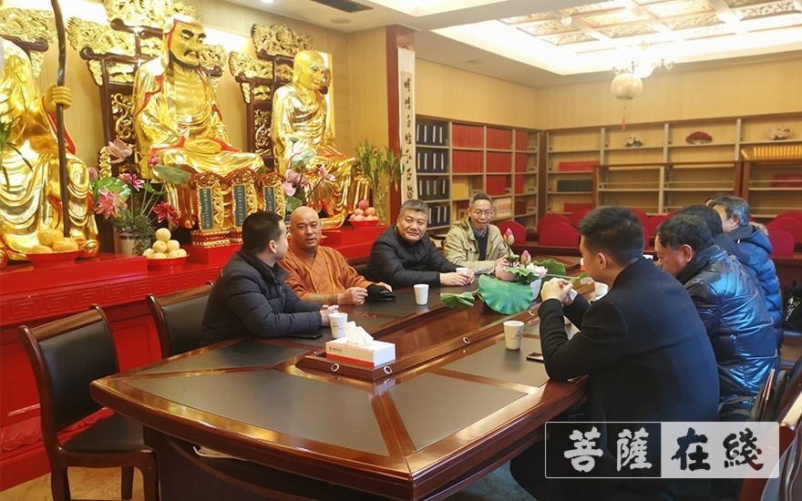 佛教-浙江省民族宗教研究服务中心宣传部一行考察龙华古寺