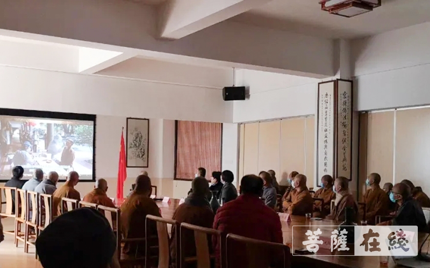 佛教-晋江市佛教协会召开2021年迎新春座谈会