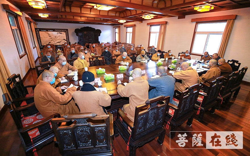 佛教-普陀山佛教协会召开全山寺院（单位）负责人安全工作会议