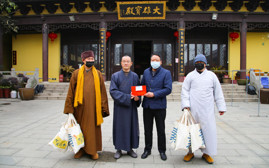 佛教-常州市金坛区佛教协会开展春节慰问活动