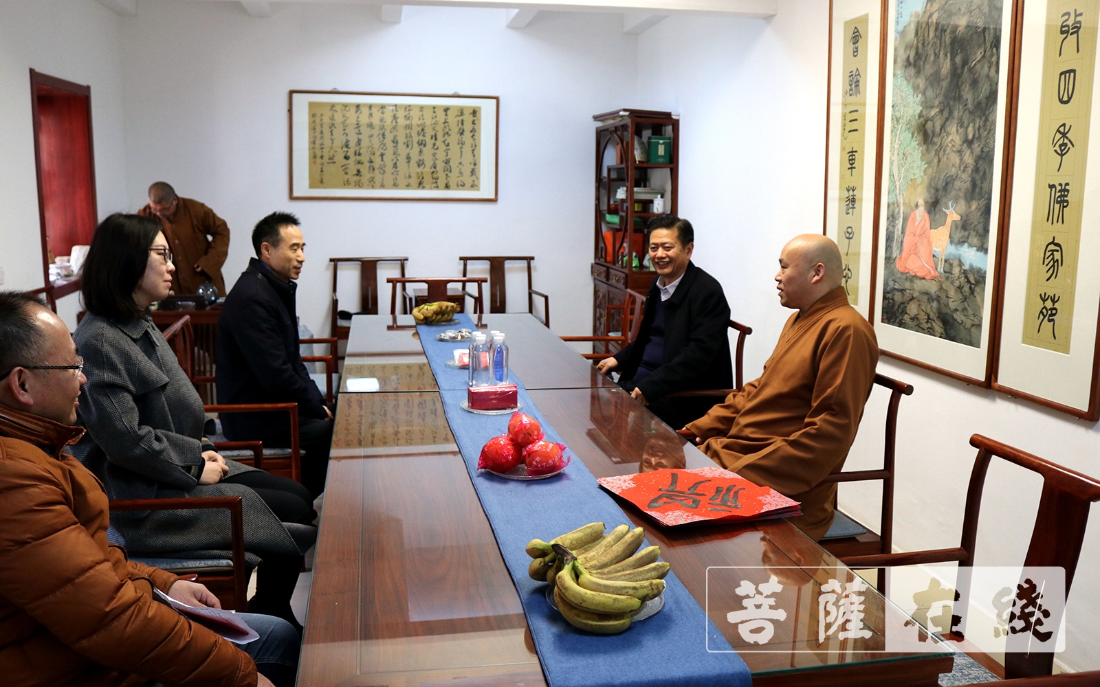佛教-徐州市委统战部常务副部长李海峰一行慰问果光法师