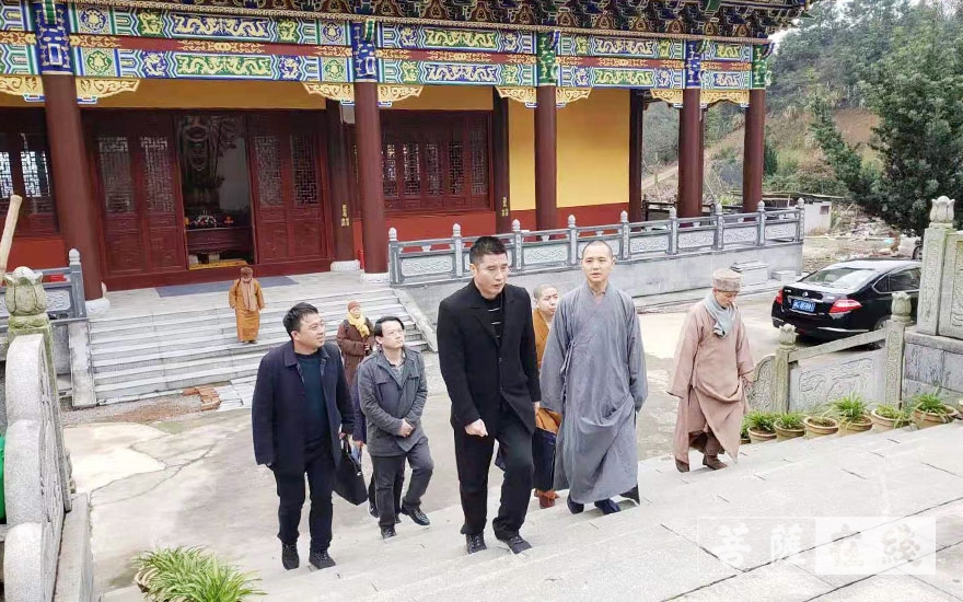 佛教-湘潭市委统战部领导赴金三古寺调研指导工作