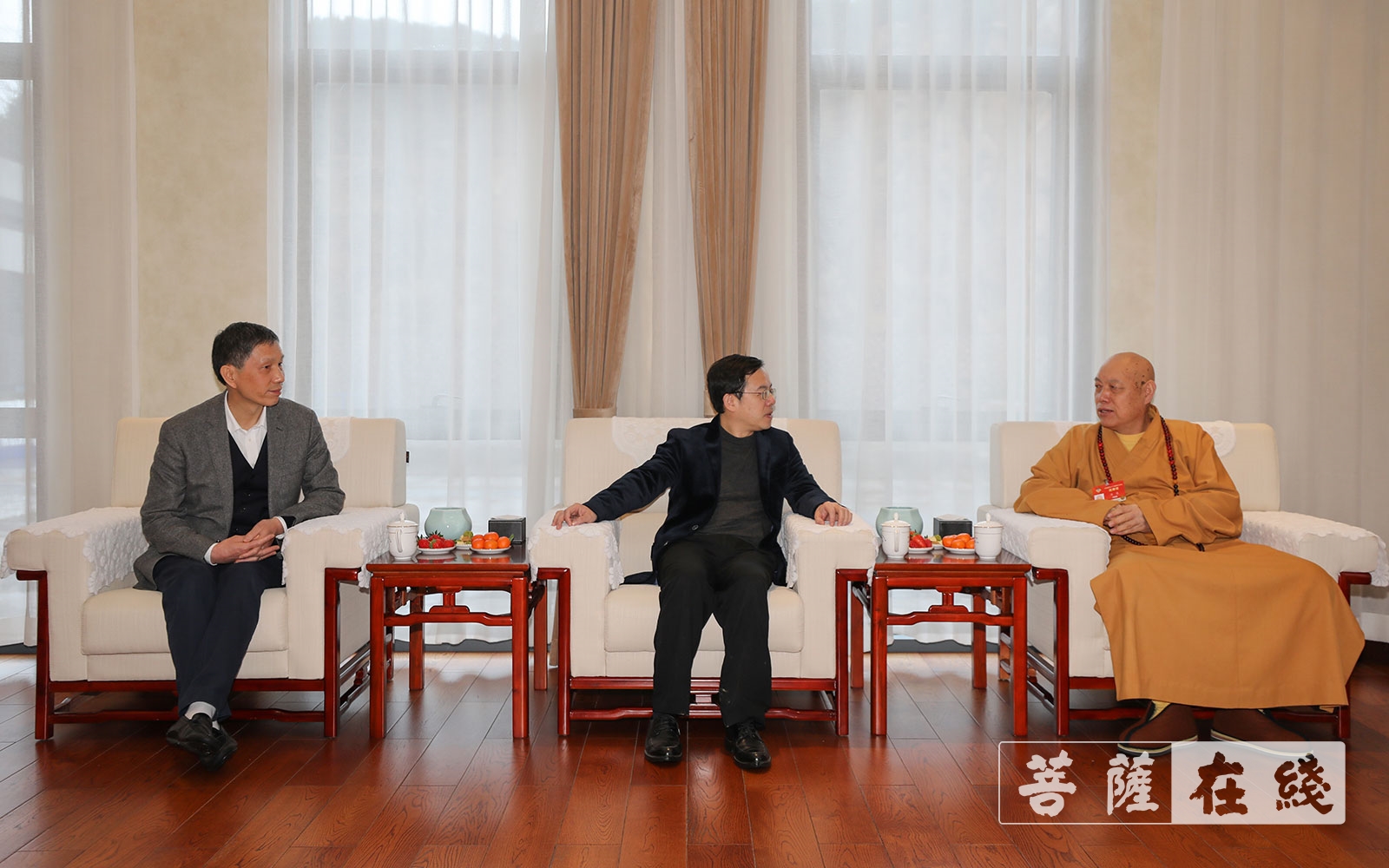 佛教-道慈大和尚出席全国政协会议圆满回山