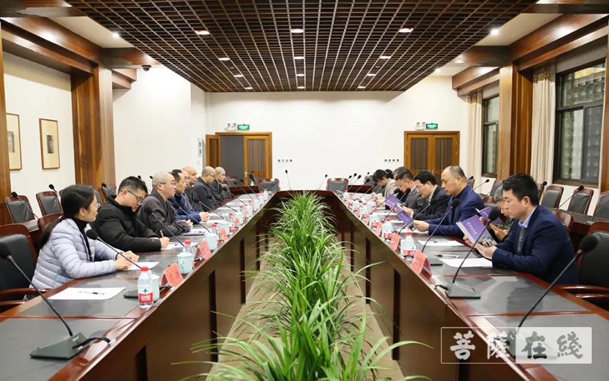 时政-安徽省民宗委调研团赴杭州佛学院调研考察
