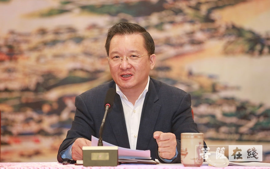 佛教-普陀山佛教协会召开全山执事学习会学习“两会”精神