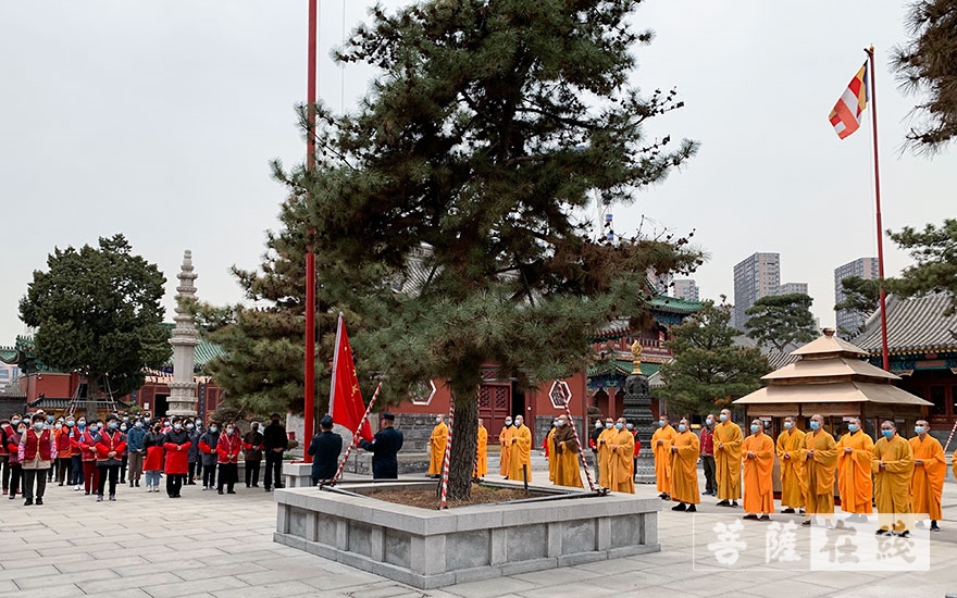 大悲禅院-天津大悲禅院3月18日恢复对外开放 信众有序入寺参礼