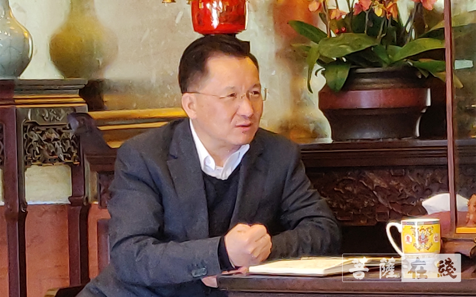 普陀山-道慈大和尚主持召开中国佛学院普陀山学院第三次院长办公会议
