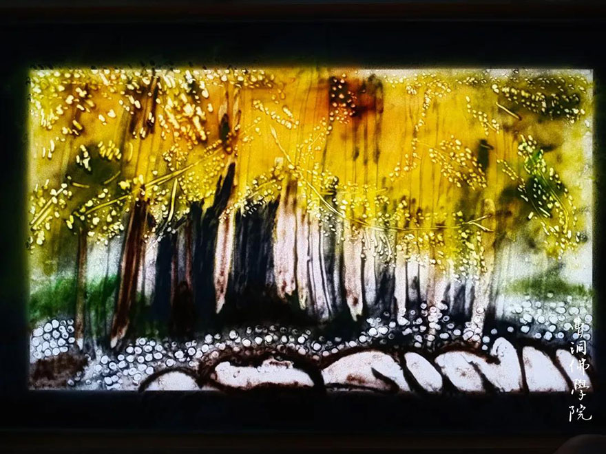 沙画-曹洞佛学院举办沙画课：看沙画如何挥洒大千世界